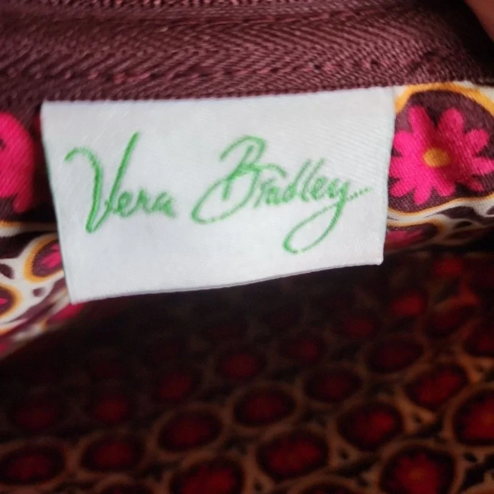 Vera Bradley Hobo Bag Womens Multicolor Quilted Floral Pockets Bohemian Whimsica